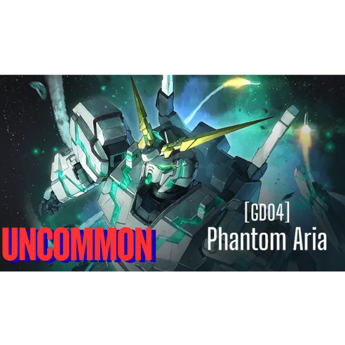[Gundam Card GameภาษาJP] GD04 : Phantom Aria การ์ดระดับ Uncommon[UC]