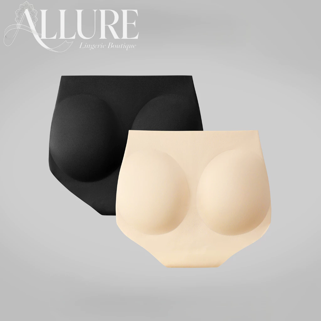 ALLURE สิ่งประดิษฐ์ยกก้น แผ่นรองก้นปลอมขึ้นรูป ดีไซน์ชิ้นเดียวไร้รอยต่อ ก้นสวยงาม กางเกงชั้นในผู้หญิงก้นรูปพีช