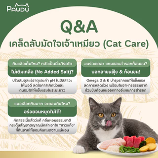(400 กรัม x15 กก.สินค้าทดแทน)Pawdy อาหารแมวเกรดพรีเมียม Holistic สำหรับแมวโต อายุ 1-6 ปี สูตรทูน่าผสมเนื้อจระเข้ ขนาด 6