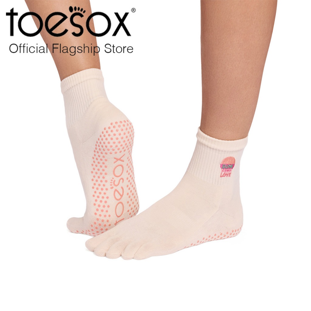 (Spring D3 2026) ToeSox โทซอคส์ ถุงเท้ากันลื่นแยกนิ้ว ปิดนิ้วเท้า รุ่น Melody