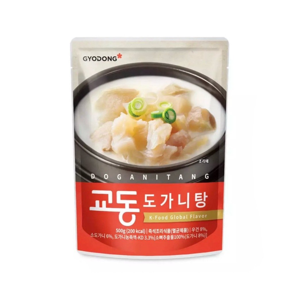 [ของแท้] 프리미엄도가니탕 Gyodong Premium Beef Knee Bone Soup (ซุปเอ็นเนื้อสำเร็จรูป) 450g