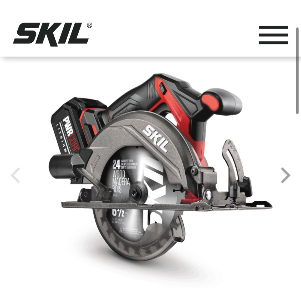 SKIL ชุดเลื่อยวงเดือนไร้สาย 20V 6.5 นิ้ว พร้อมแบต 4AH 2 ก้อน และแท่นชาร์จเร็ว รุ่น CR5413SE20