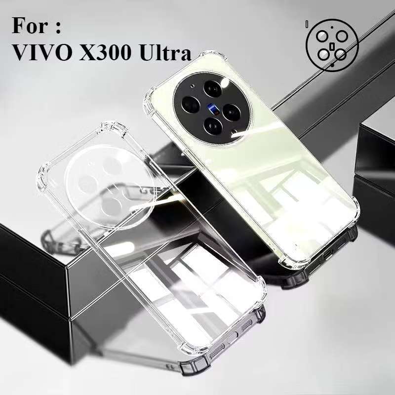 Vivo x300 ultra/Vivo Y500 Pro/Vivo X300/Vivo X300Pro(ส่งในไทย)เคสTPUใสกันกระแทกแบบคลุมกล้องVivo X300