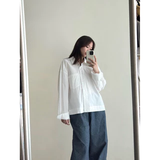 FADTHINGS : bluebell relaxed boxy shirt 🪻✨