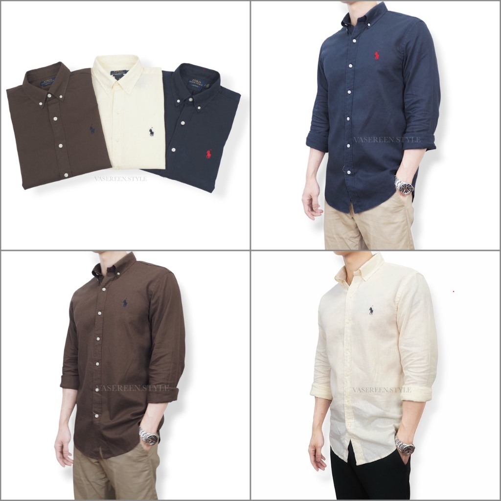 (NEW IN) Linen Shirt Pony (Mensize)