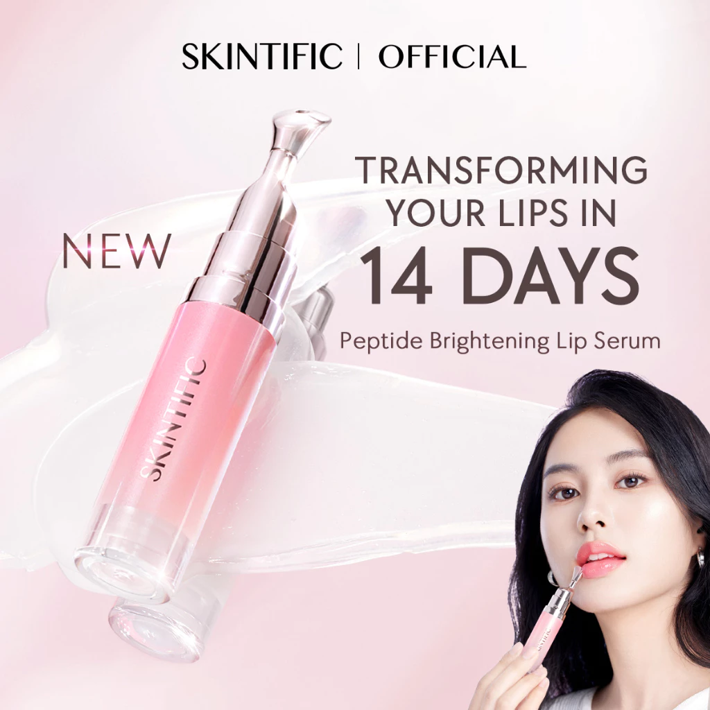 SKINTIFIC PEPTIDE NOURISHING LIP SERUM ลิปมัน ลิปออย ลิปบาล์ม ลิป ออยล์ เนื้อใส ให้ความชุ่มชื้น ลิปเซรั่มบำรุงริมฝีปาก thumbnail 4