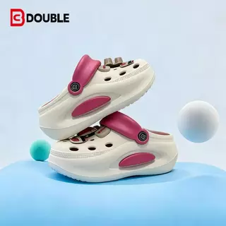 BB DOUBLE BDK893 พื้น 2 สี ลายการ์ตูนสุดน่ารัก ความสูงของพื้นรองเท้าแฟชั่นคือ 7 ซม.