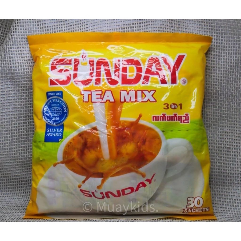 ชาSunday  tea mix1ห่อ=30ซอง
