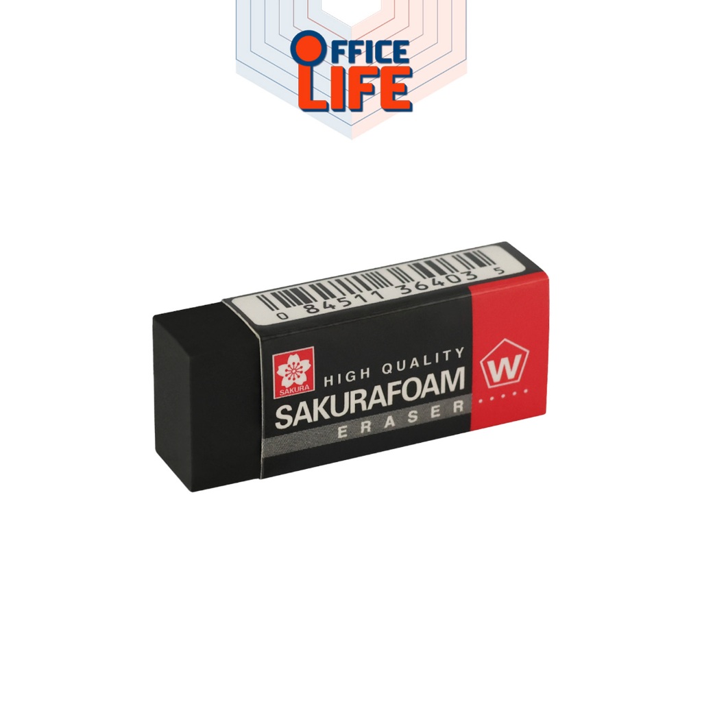 Sakura (ซากุระ) ยางลบ ยางลบโฟม ก้อนสีดำ รุ่น XRFW-60 ( 1 ก้อน )