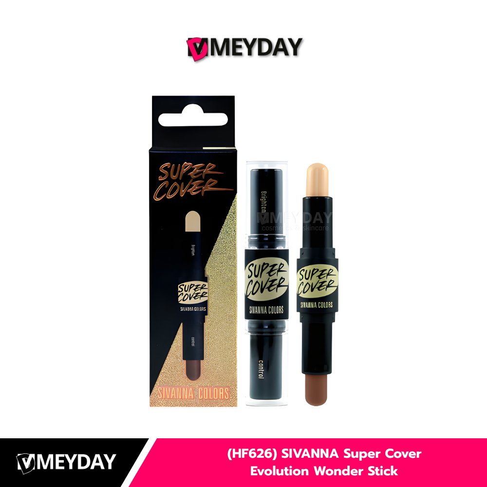 ((HF626) SIVANNA Super Cover Evolution Wonder Stick ซิเวนน่า อิโวลูชั่น สติ๊ก ไฮไลท์และคอนทัว แบบแท่ง 10g