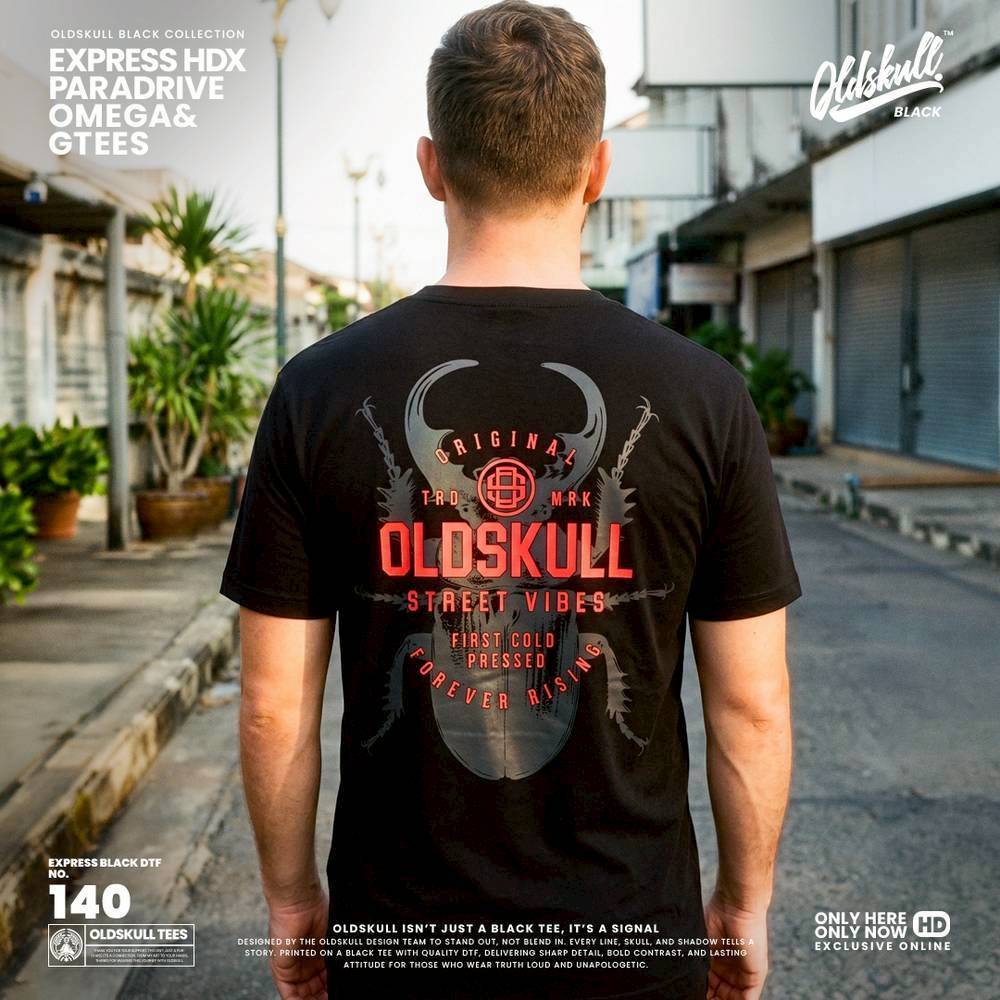 New 🔥Oldskull: Black No.140 ( Street Vibes Beetle )🔥