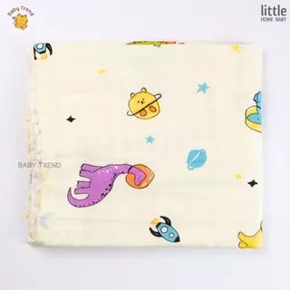ผ้าเช็ดตัวคอตตอนมัสลิน ผ้านุ่มอ่อนโยนต่อเด็กอ่อน ขนาด 57x115cm (1 ผืน) | Babytrend