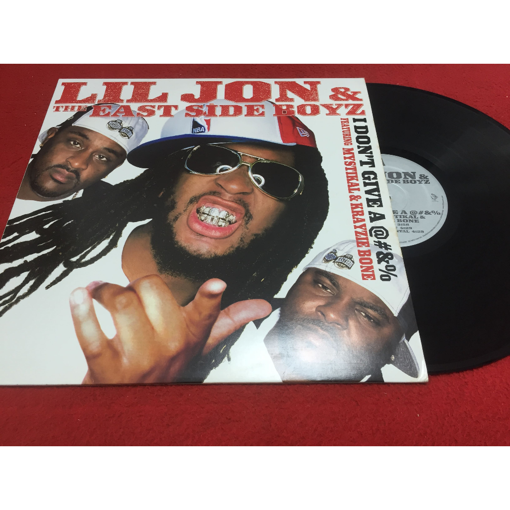 Lil Jon & The East Side Boyz - I Don't Give A ขนาด 12 นิ้ว LP ร้าน PinHaiMusic B146