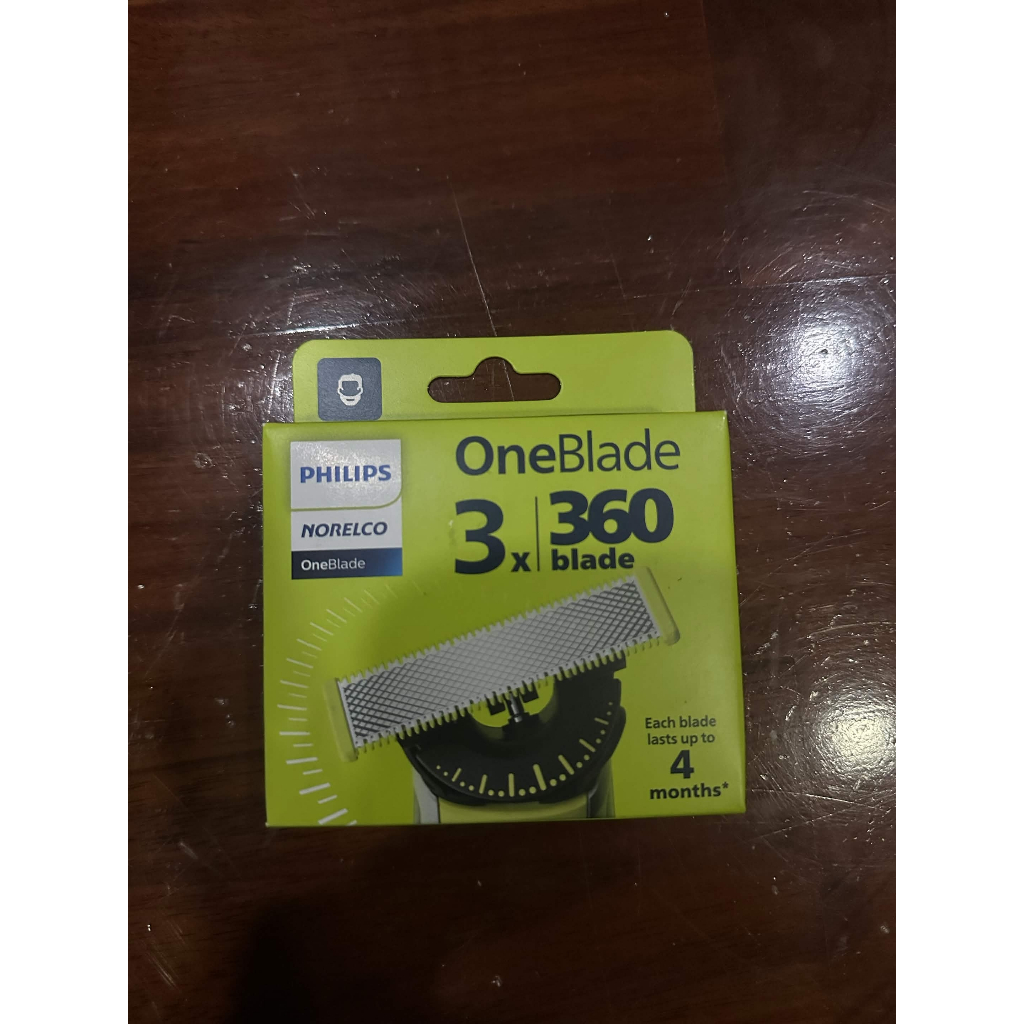 [พร้อมส่ง‼️ของแท้100%] Philips Norelco OneBlade 360 Blades Replacement Blades