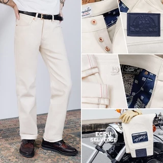 Simple&Raw - กางเกงยีนส์ SK862 Ecru Selvedge 14oz.