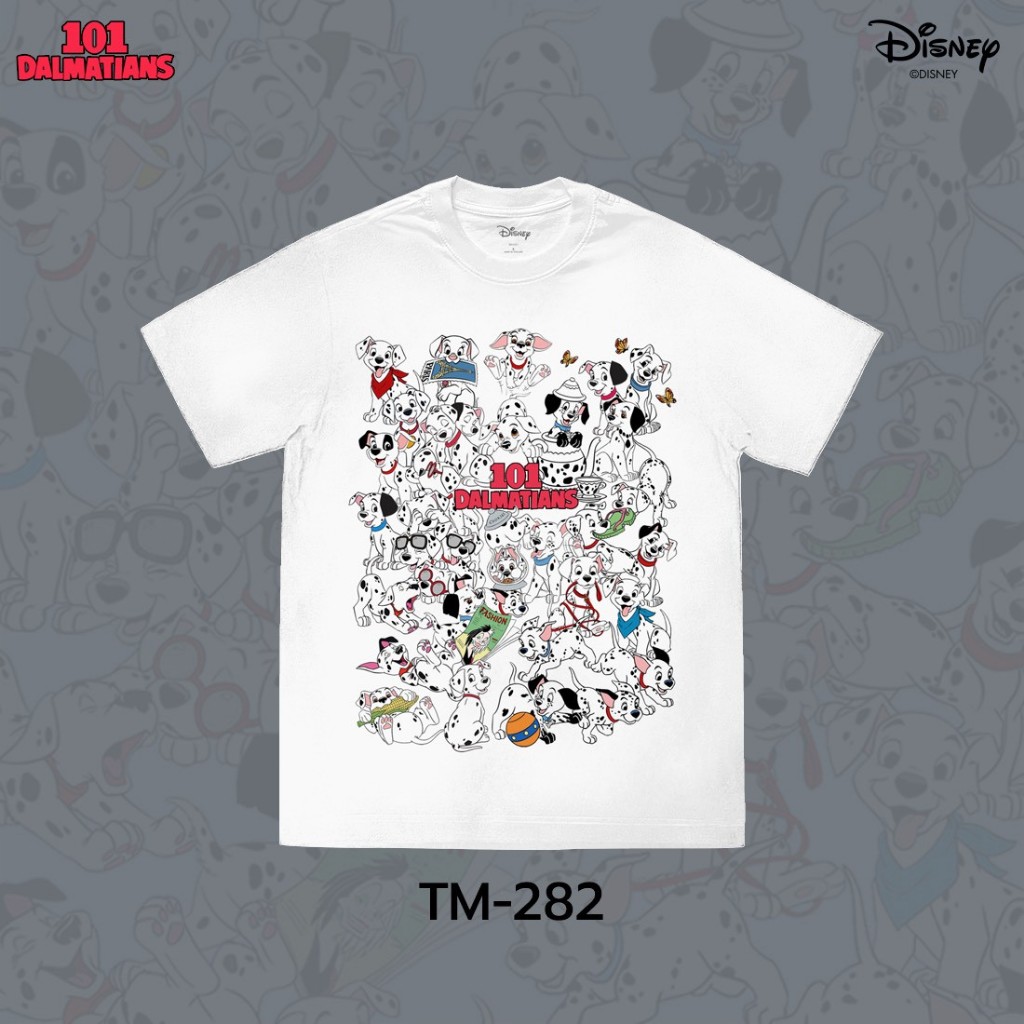 Power 7 Shop เเสื้อยืดการ์ตูน "101 Dalmatians" ลิขสิทธิ์แท้ดิสนีย์ (TM-282)