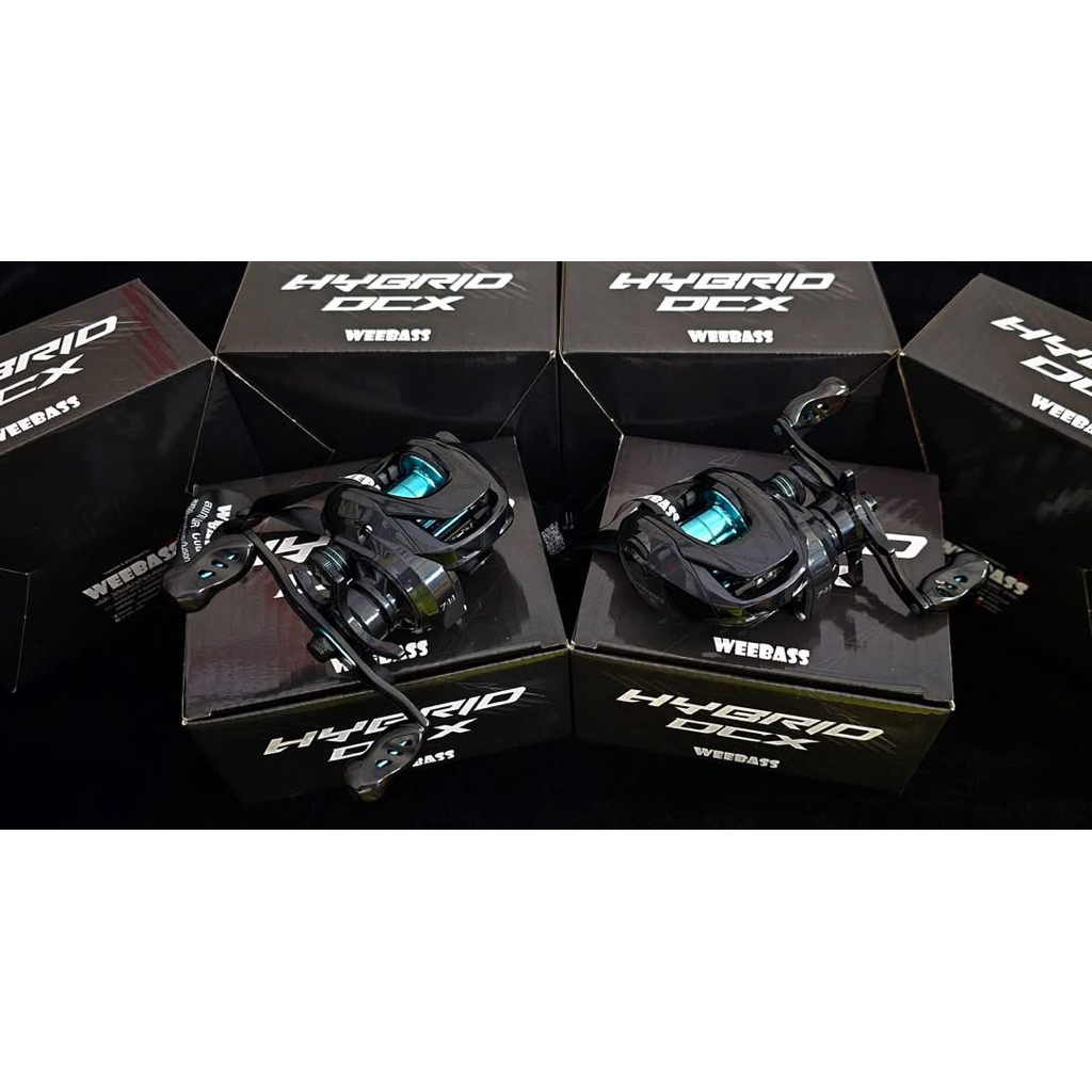 WEEBASS HYBRID DCX แถมสายรัดคันเบ็ดอย่างดี รอกเบทระบบหน่วงไฟฟ้า