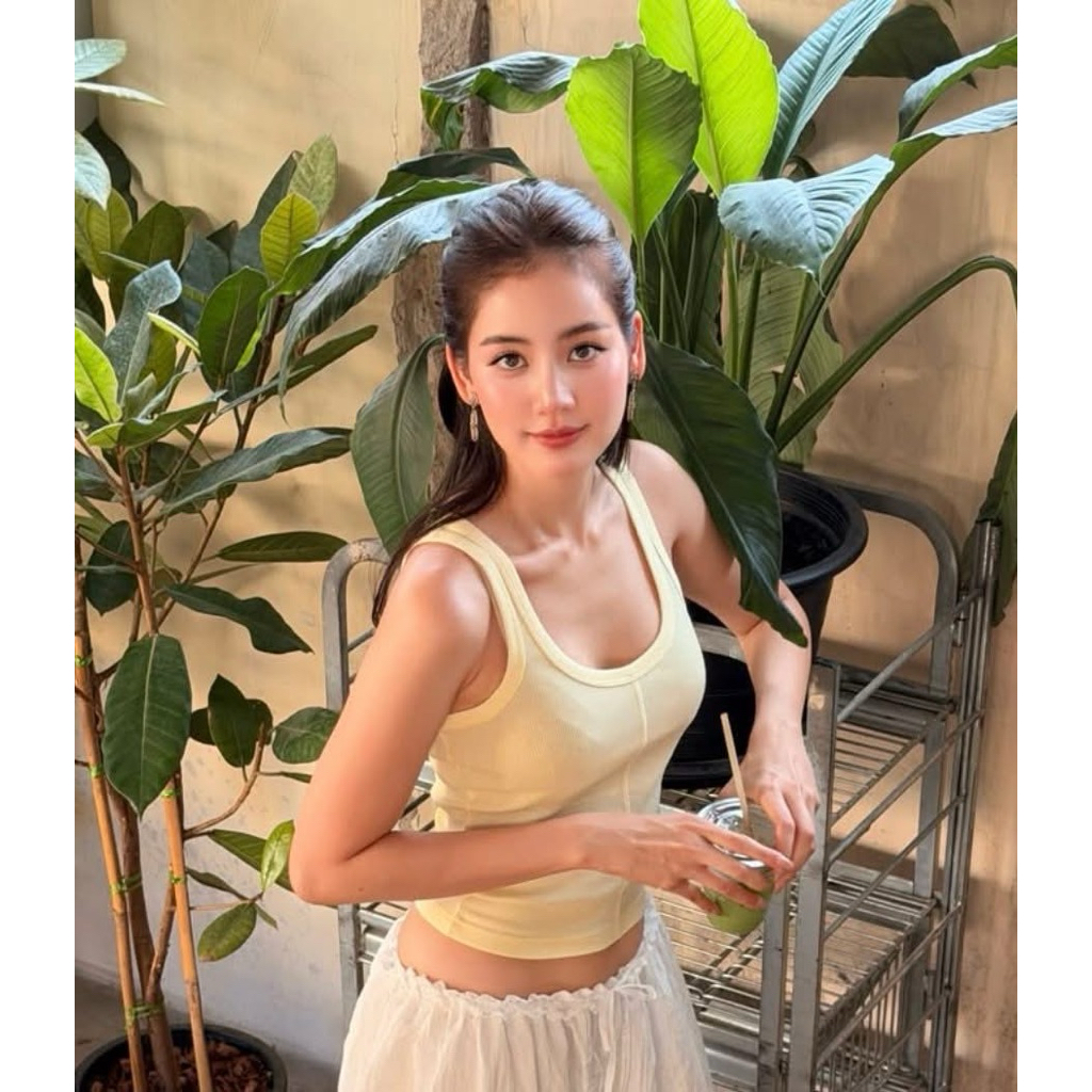 Gi-ants​ เสื้อกล้ามผู้หญิง ตีเกล็ดหน้า (GIAA5E) CARDIGAN_NISTA​