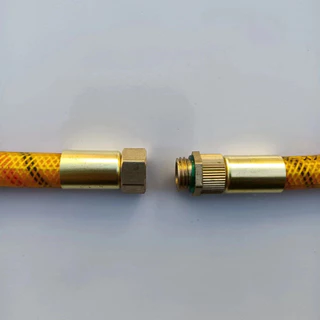 ข้อต่อสายพ่นยา 8.5mm พร้อมปลอกทองเหลืองแท้ จำนวน 5/10 ชุด ใช้กับสายพ่นยา