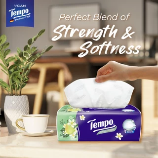 Tempo Softpack เทมโพ กระดาษเช็ดหน้า ทิชชู่ ซอฟแพ็ค (Pack4)