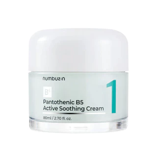 NUMBUZIN No.1 Pantothenic B5 Active Soothing Cream ผลิตภัณฑ์บำรุงผิวหน้า 80ml