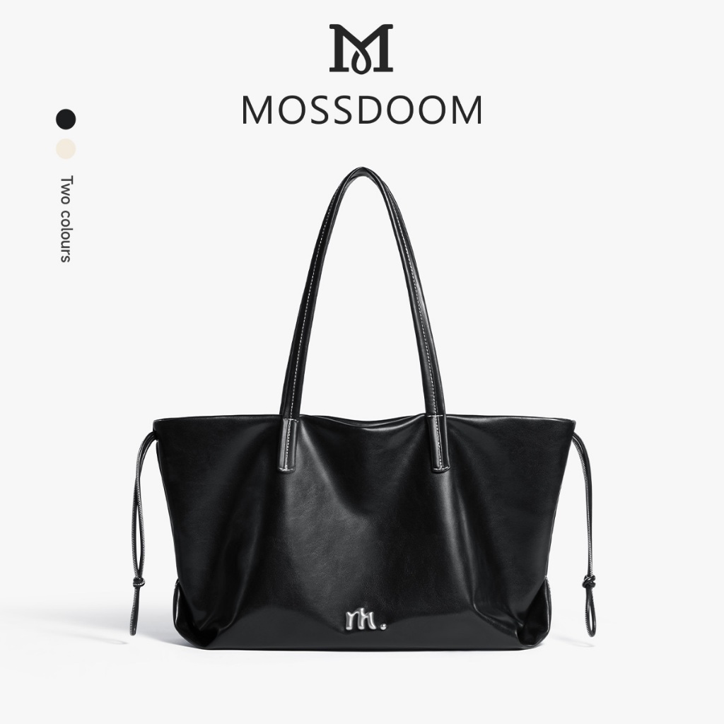 MOSSDOOM Rosia Bag กระเป๋าสะพายไหล่ทรงโท้ท ขนาดใหญ่ แนวมินิมอล จุของได้เยอะ