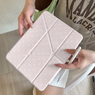 ✨พร้อมส่ง✨เคสiPad พับรูปตัว Y polka dots Air8 11 Air5 Gen12 Air7 11 Star เคสไอแพด Gen8 Air3 Mini7