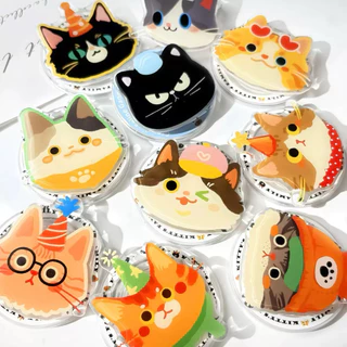 (ส่งทันที!) Supercase | กริ๊บท็อกแม่เหล็ก Magnatic Cat Griptok Popsocket ทาสแมว ที่ตั้งมือถือ