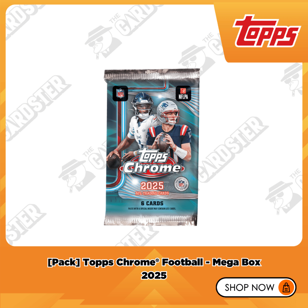 แบบซอง  - Topps Chrome NFL 2025 - Mega Box