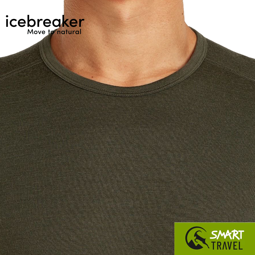 ICEBREAKER MEN’S 200 OASIS LS CREWE – DK LODEN เสื้อยืดผู้ชาย ราคา ถูกที่สุด ดีลบีเคเค แกลเลอรีภาพที่ 7