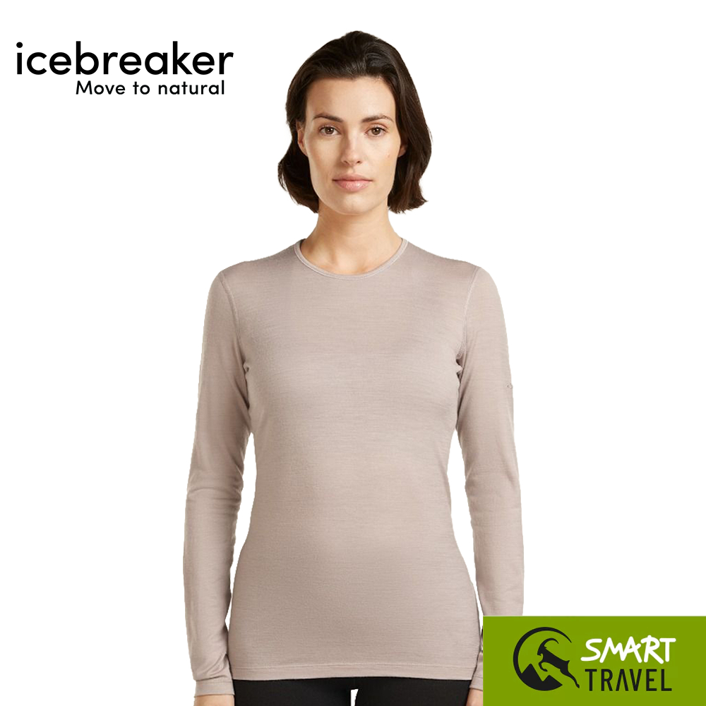 ICEBREAKER WOMEN'S 200 OASIS LS CREWE/L PINK QUARTZ เสื้อยืดผู้หญิง