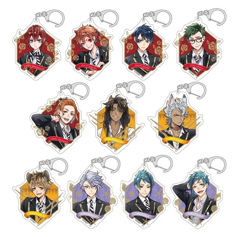 Twisted Wonderland Trading Acrylic Key Ring ชุดที่1,2 งานแท้ แกะเช็คลาย