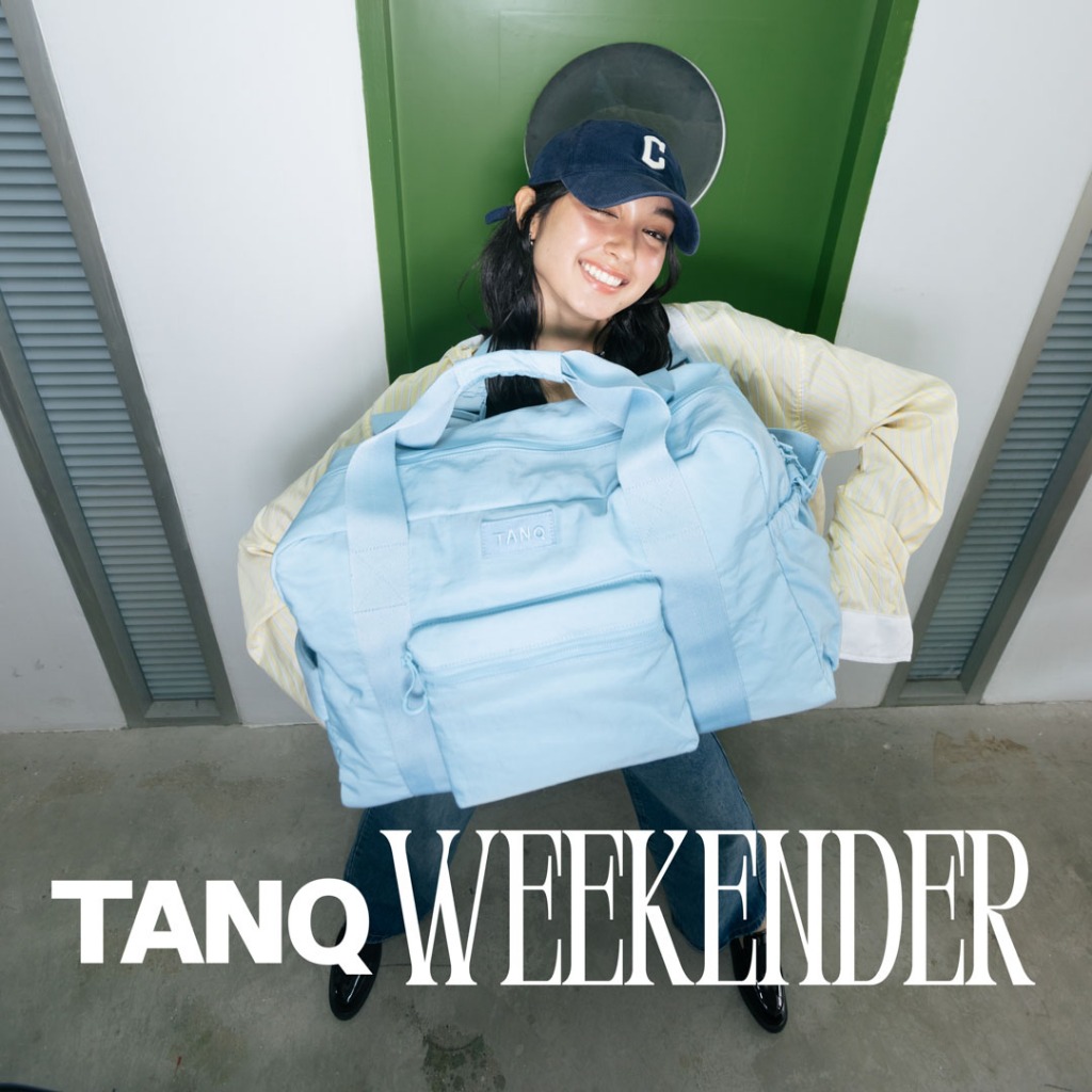 TANQ Weekender Bag กระเป๋าผ้าไนลอน พร้อมสายสะพาย พรีเมียม เบา จุเยอะ