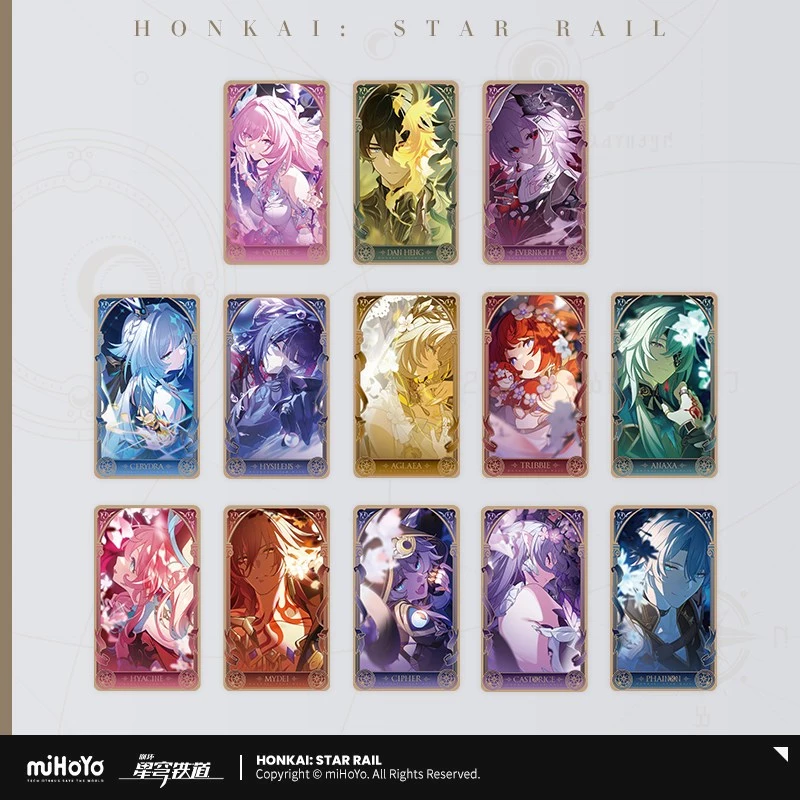 [ พร้อมส่ง / Official ] ราคาส่ง3ใบ - Honkai Star Rail Amphoreus' Saga of Heroes - Card ฮงไค สตาร์เรล การ์ด PhainonCyrene