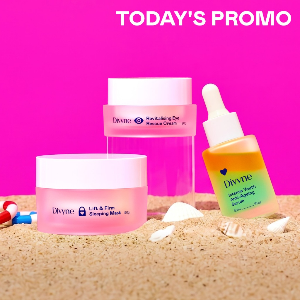 DIVYNE Complete Multi-Lift Trio | เซตสกินแคร์ครบสูตรลดเลือนริ้วรอย เพื่อผิวอ่อนเยาว์เหนือกาลเวลา