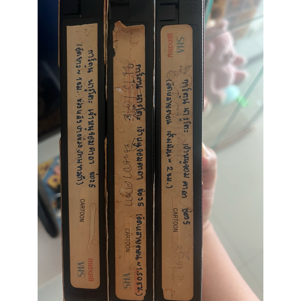 VHS ม้วนวีดีโออัดการ์ตูนนารูโตะ ช่อง5