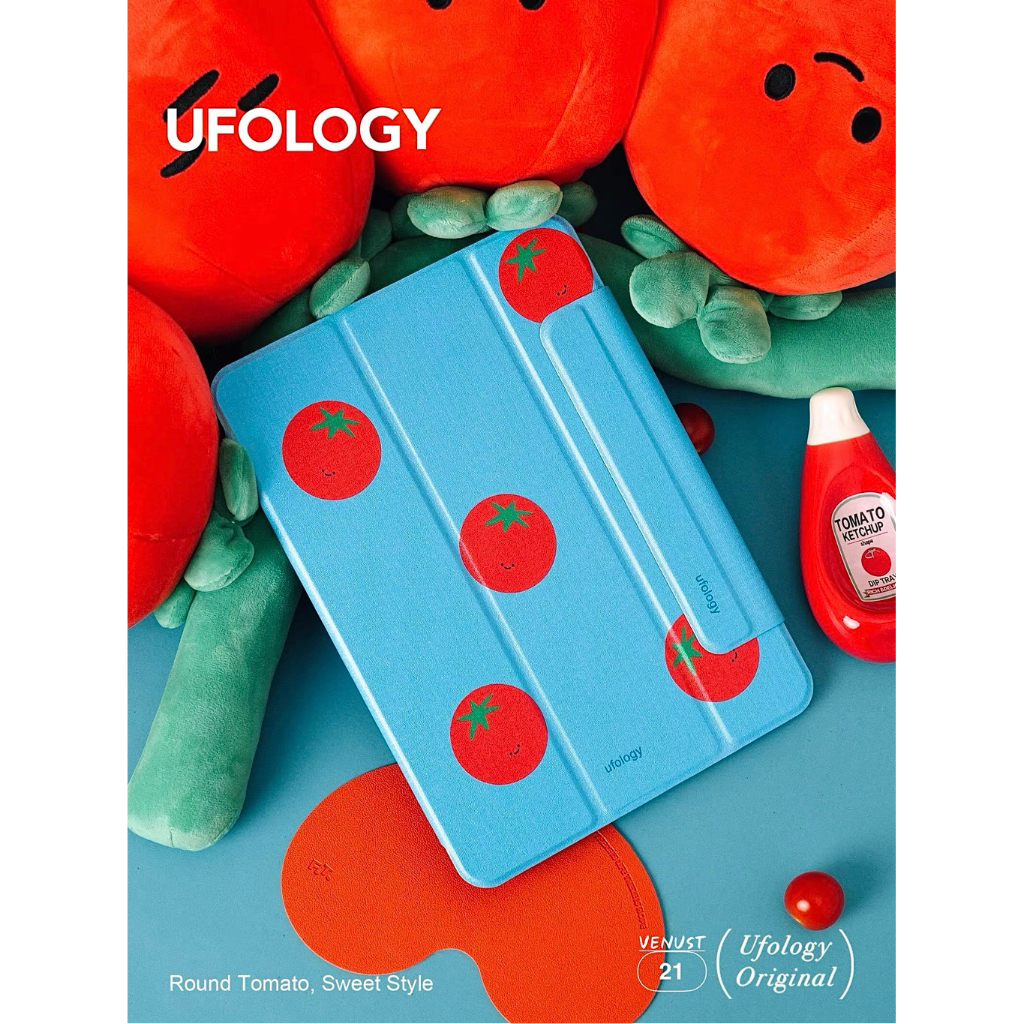 เคสไอแพด iPad case | UFOLOGY ®Original ROUND TOMATO | iPad Mini/Air/Pro