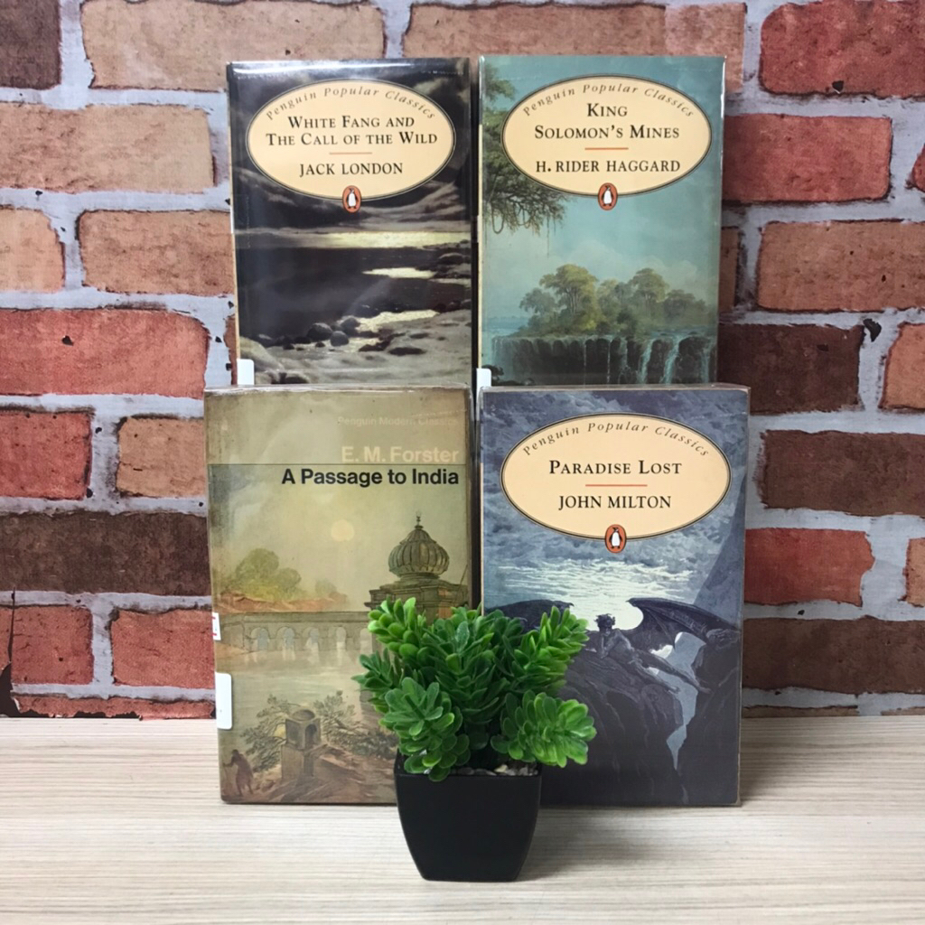 🐧หนังสือภาษาอังกฤษ:White Fang W1954 King Solomon’s Mines W1955 Paradise Lost W1956 A Passage To Indi