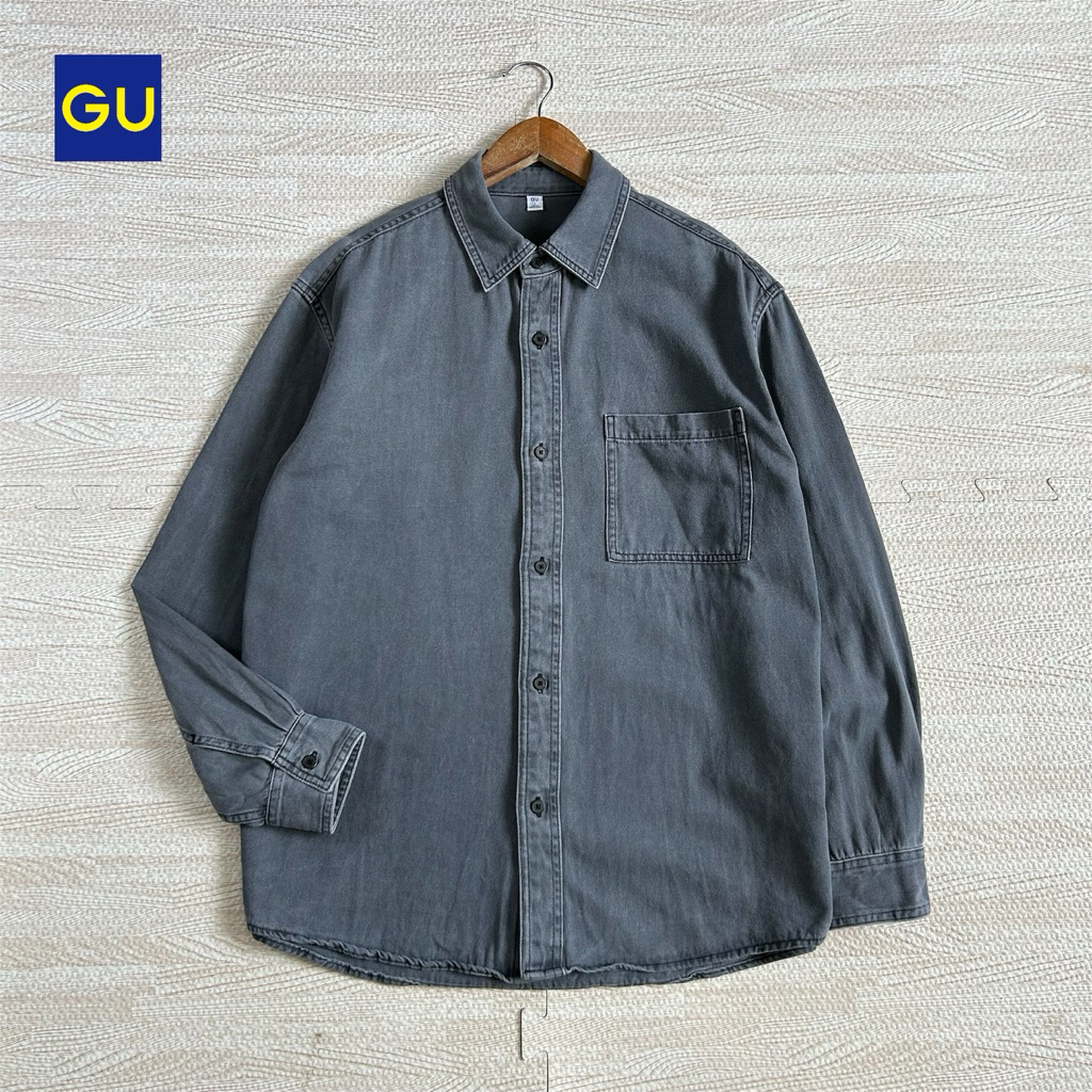 Gu Shirt 2  Gu Jacket  เสื้อคลุมเทาฟอก ของแท้100%