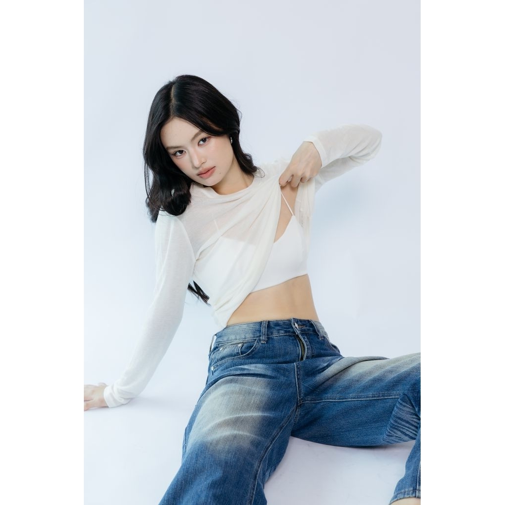 GLAMCLOTHES milano bra เสื้อครอปบรา สายเดี่ยว มีฟองน้ำ