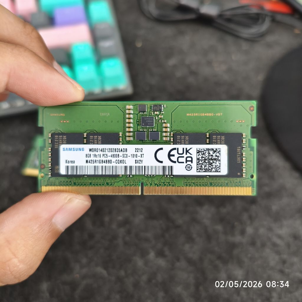 แรม nb มือสอง (ram so-dimm) samsung ddr5 8gb 4800