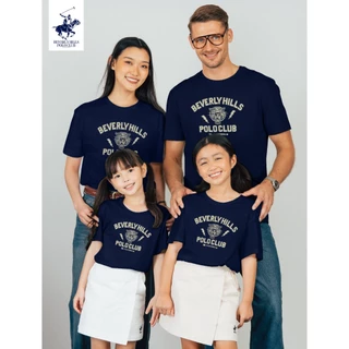 BEVERLY HILLS POLO CLUB เสื้อยืดคอกลม เด็กและผู้ใหญ่ รุ่น BNSG141 และ KNSG141