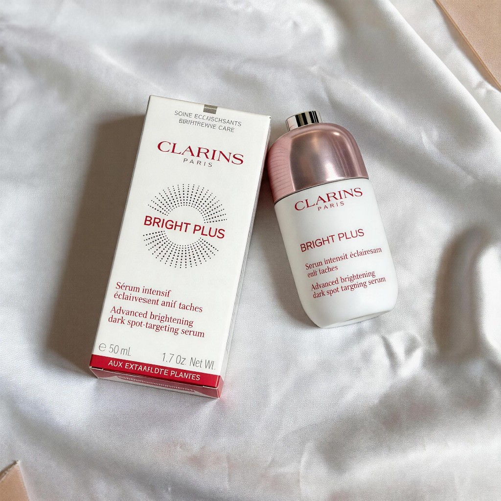 ส่งของวันเดียวกัน 🎀 ใหม่ล่าสุด Clarins Bright Plus Advance Brightening Dark Spot-Targeting Serum 50m