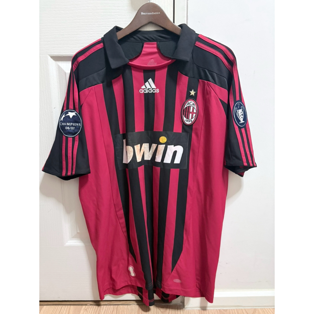 AC MILAN 2007/2008 HOME FOOTBALL JERSEY