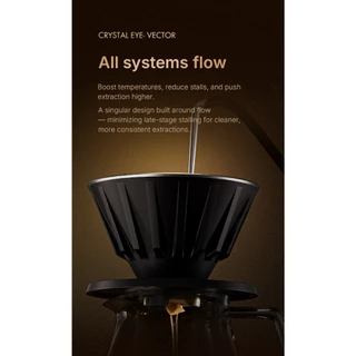 Timemore VECTOR Dripper x Matt Winton (ประกันศูนย์ 1 ปี) ดริปเปอร์ระบบแรงดัน 3 โซน น้ำไหลเร็ว สม่ำเสมอ