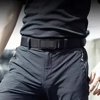 ผู้ชายเข็มขัด ผ้าใบ โลหะหัว เข็มขัด อัตโนมัติเหนียวยืดไนล่อนผู้ชายเข็มขัดยุทธวิธี เหมาะกับทุกลุค รุ่น:B1