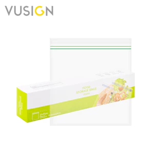 Vusign ถุงซีลสูญอากาศ ถุงซิปล็อค ถุงเก็บอาหารสด ยืดอายุอาหาร ป้องกันกลิ่นและความชื้น ปิดล็อคสนิท Food Vacuum Bags