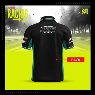 MAWIN เสื้อโปโลพิมพ์ลาย RACING TEAM ใส่ได้ทั้งผู้หญิงและผู้ชาย