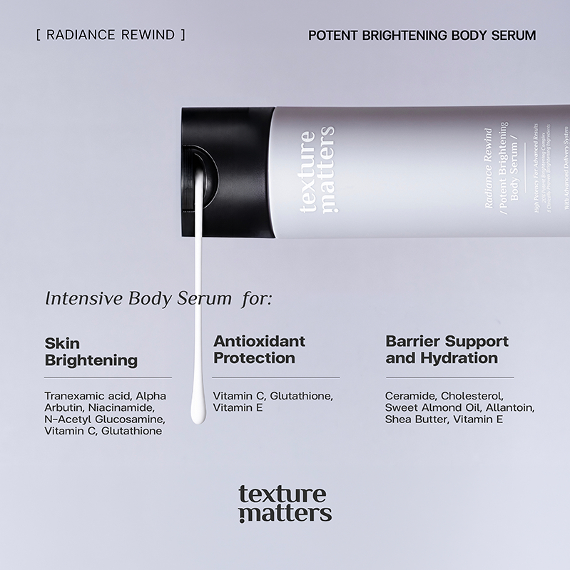 [New] Radiance Rewind Potent Brightening Body Serum เซรั่มผิวไบรท์ เข้มข้น หวนคืนความเปล่งประกายทุกสีผิว [TM018]