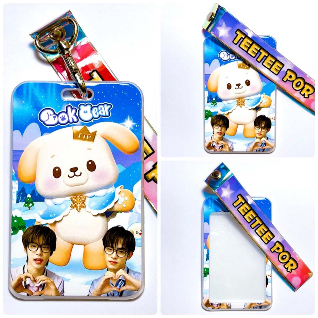 เฟรมการ์ดลายใหม่ใ่ส่บัตรทำงานบาตรนักเรียนJOSS GAWIN/TEETEE POR/TUTORYIM/LATTE KIM/NETJJ AUAUSAVeดีไซน์น่ารักพร้อมสาย